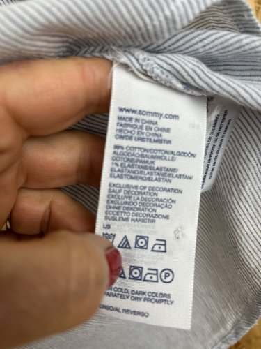 Bavlněná tunika Tommy Hilfiger 99 % bavlna