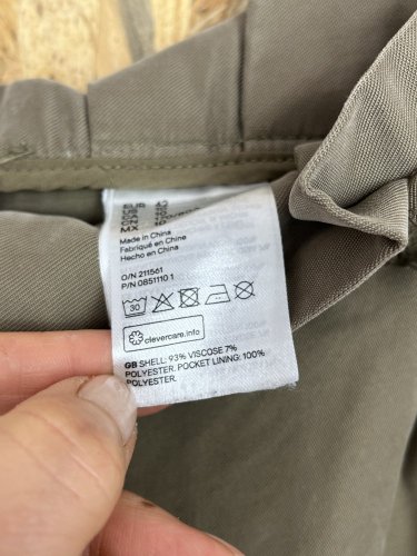 Široké kalhoty H&M 93 % viskoza