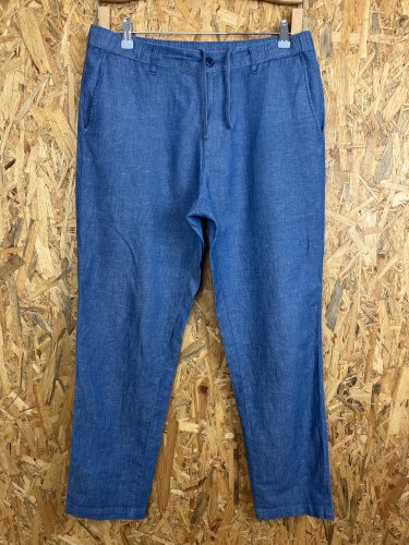 Přírodní kalhoty Uniqlo 63 % bavlna 35 % len