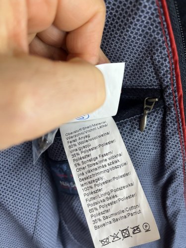 Pánské námořní sako Nils Sundström 60 % vlna