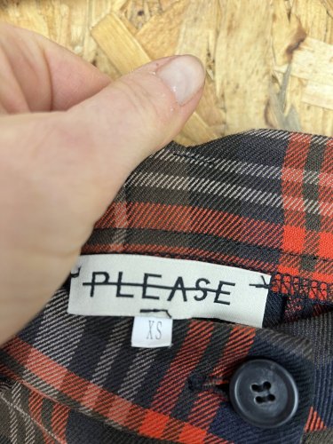 Kalhoty Please 66 % polyester 33 % viskoza