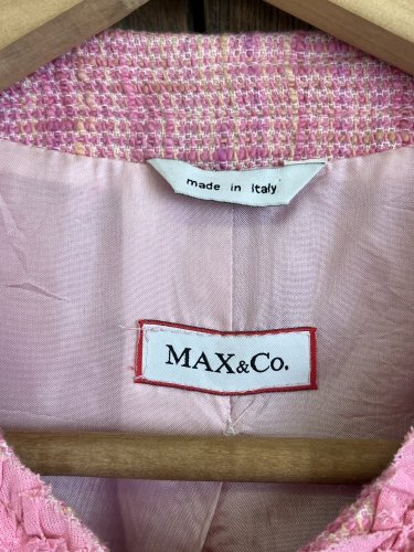 Bavlněné sako Max&Co. 100 % bavlna