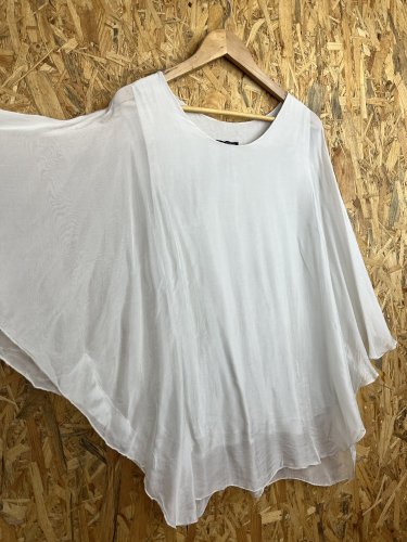 Hedvábná tunika Made in Italy 40 % hedvábí 60 % viskoza