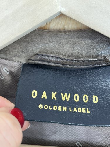 Kožený kabát OAKWOOD 100 % kůže