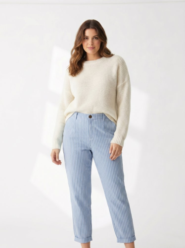 Námořní kalhoty H&M 99 % bavlna