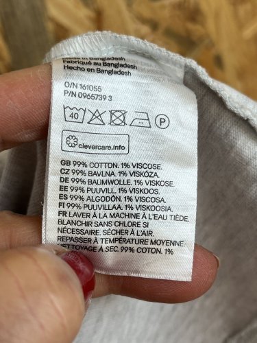 Bavlněné šaty H&M 99 % bavlna