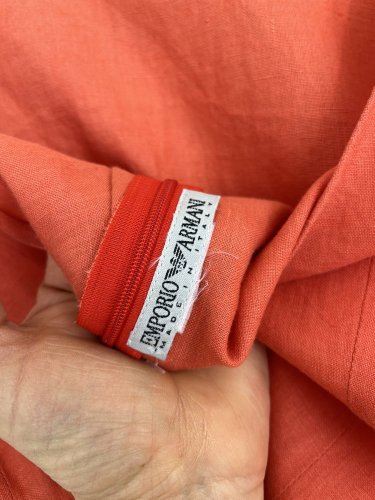 Vintage lněné šaty Armani 100 % len
