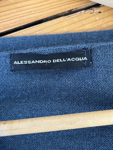 Pánský kardigan Alessandro Dell´acqua 70 % vlna