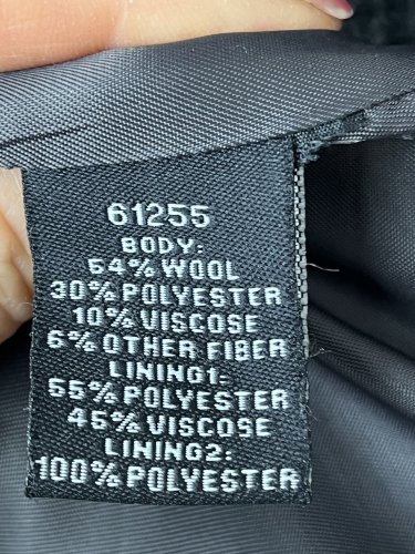 Oversize vlněný kabát Mynt1972 54 % vlna