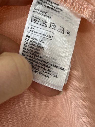Pánská lněná košile H&M 100 % len