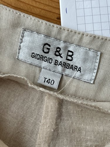 Široké kalhoty Giorgio Barbara 100 % len