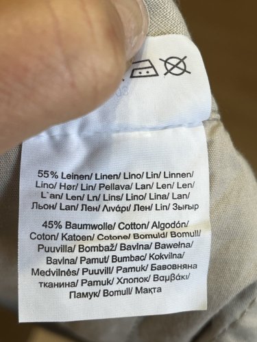 Přírodní kraťasy s.Oliver 55 % len 45 % bavlna