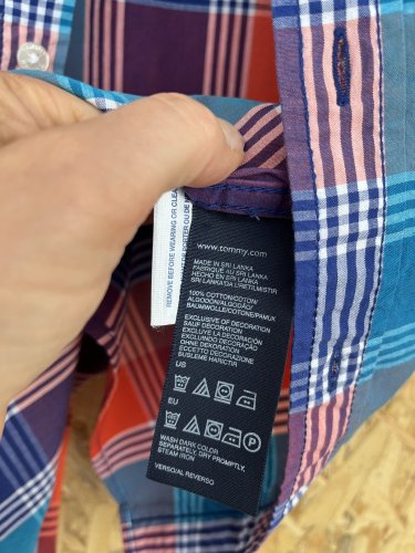 Dětská košile Tommy Hilfiger 100 % bavlna