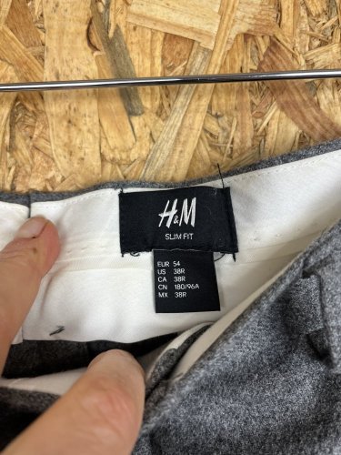 Pánské kalhoty H&M 52 % vlna