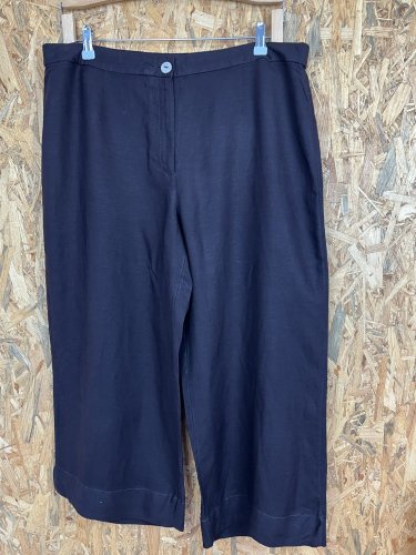 Široké kalhoty H&M 70 % viskoza 30 % len