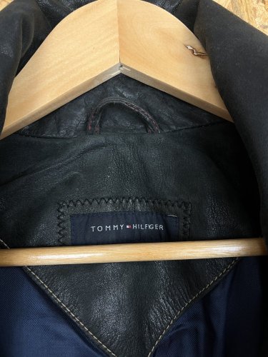 Kožená bunda Tommy Hilfiger 100 % kůže