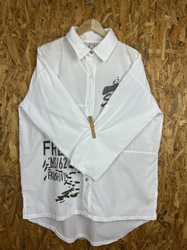 Oversize košile Made in Italy 100 % bavlna