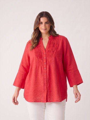 Oversize lněná tunika Adagio 100 % len