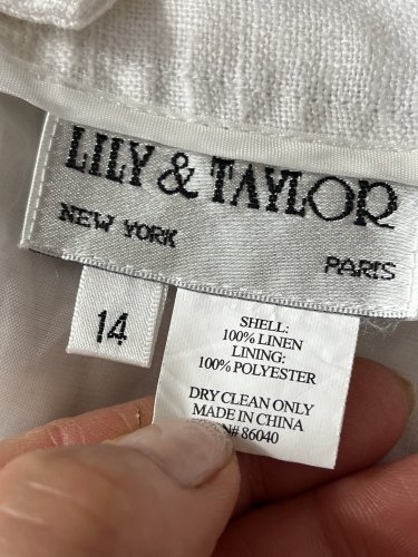 Lněná sukně Lily Taylor 100 % len