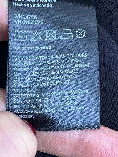 Oversize šaty H&M 45 % viskoza