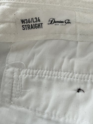 Pánské kalhoty Denim Co. 55 % len 45 % bavlna