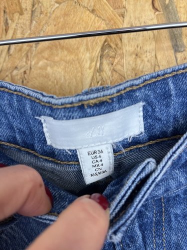 Široké kalhoty H&M 97 % bavlna