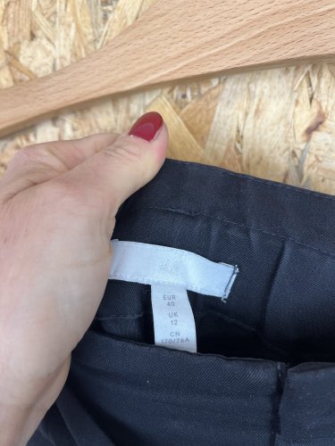 Široké kalhoty H&M 23 % viskoza