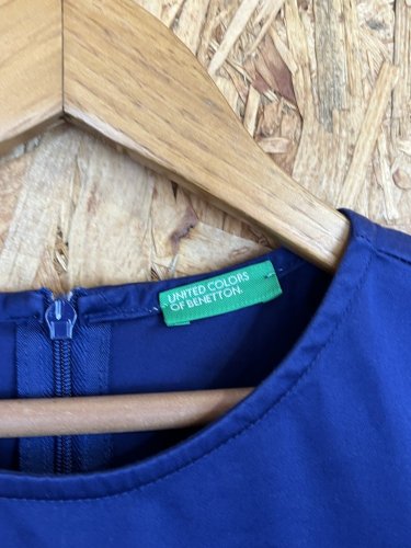 Dětské šaty Benetton s podílem bavlny a polyamidu