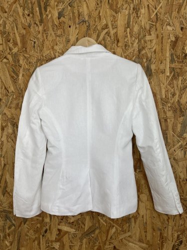 Přírodní sako H&M 48 % len 52 % bavlna