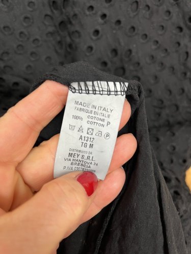 Bavlněné šaty Made in Italy 100 % bavlna