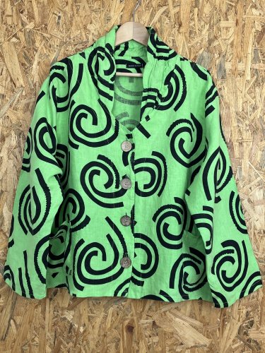 Oversize košile Made in Italy 100 % len