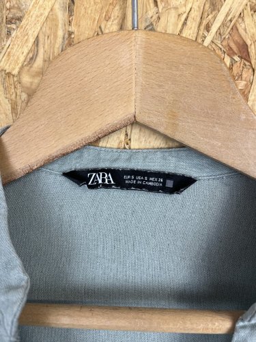 Lněná košile ZARA 55 % len 45 % viskoza