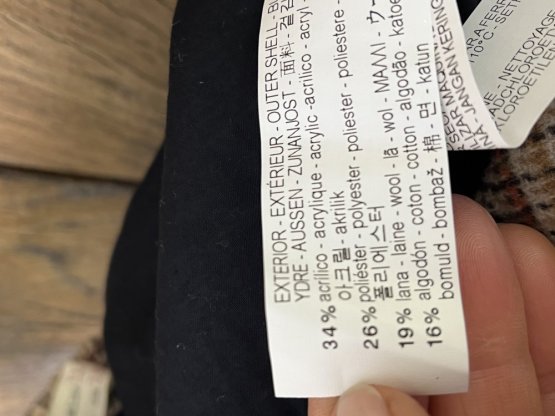 Dětská sukně ZARA 19 % vlna 16 % bavlna