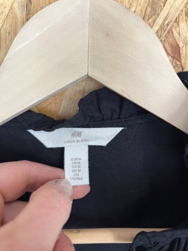 Oversize košile H&M 52 % len 48 % bavlna
