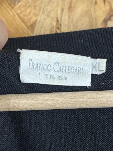 Hedvábný svetr Franco Callegari 100 % hedvábí