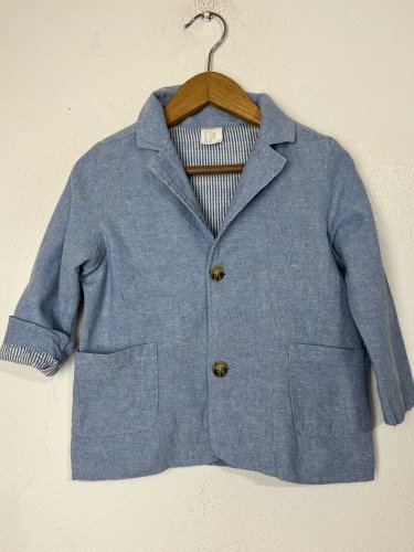 Dětské sako H&M 54 % len 46 % bavlna