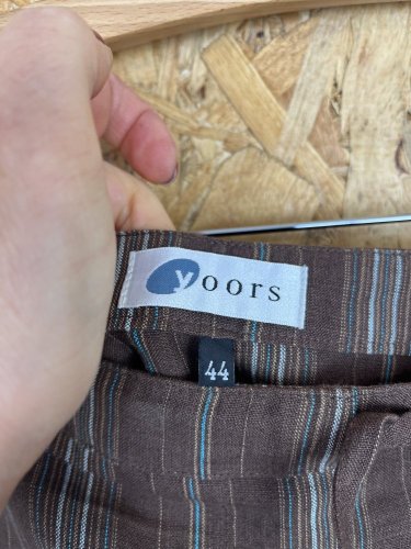 Lněná sukně Yoors 100 % len
