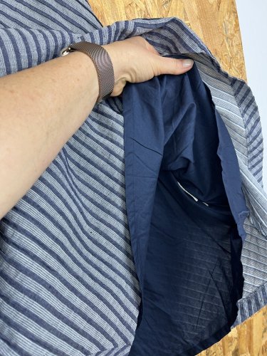 Sukně Grüne Erde 68 % len 32 % bavlna