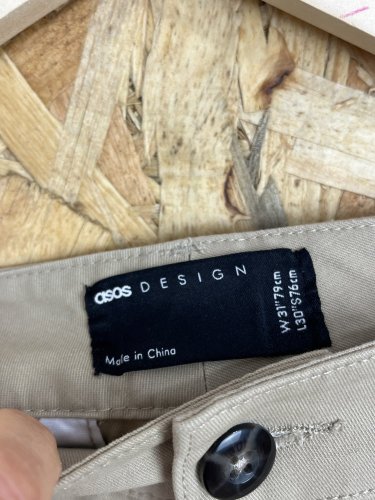Široké kalhoty ASOS 97 % bavlna