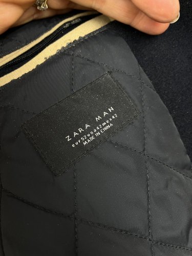 Pánský kabát ZARA 80 % vlna