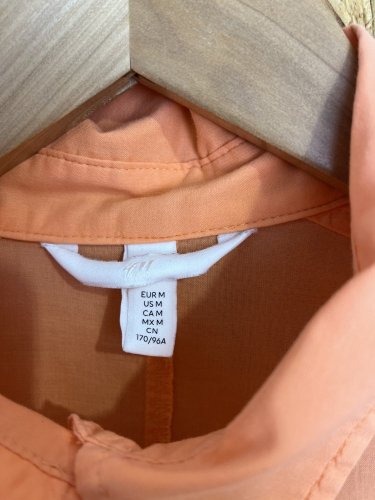 Košilové šaty H&M 100 % bavlna
