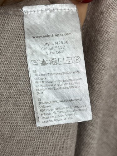 Přehoz Saint Tropez 50 % bavlna  5 % alpaka