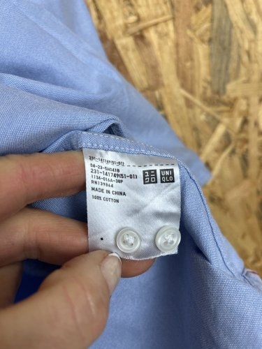Bavlněná košile Uniqlo 100 % bavlna