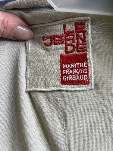 Luxusní bavlněné sako Marithé Francois Girbaud 100 % bavlna