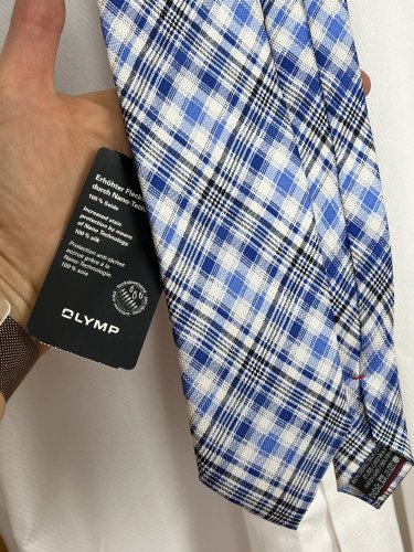 Hedvábná kravata Olymp 100 % hedvábí