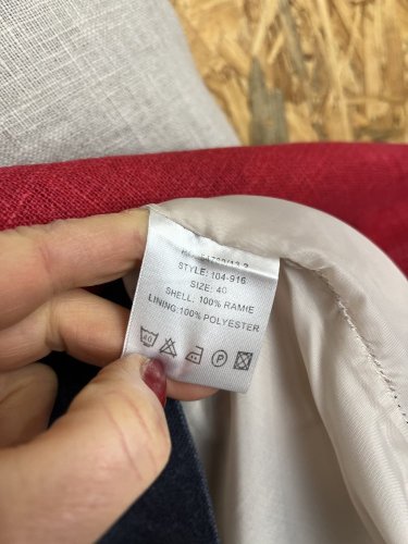 Přírodní šaty Micha 100 % ramie