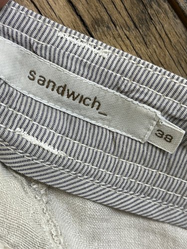 Lněná sukně Sandwich 100 % len