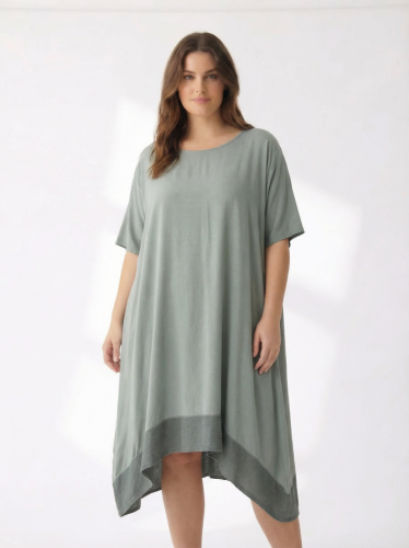 Oversize šaty Made in Italy 100 % viskoza