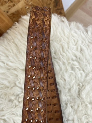 Pánský kožený pásek Made in Italy 100 % kůže