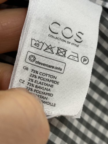 Pánská košile COS 75 % bavlna